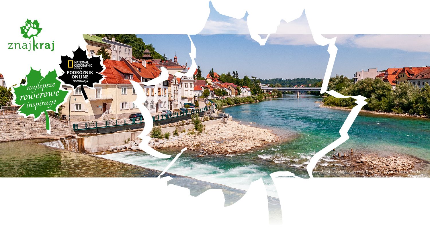 Wody Steyr wpadające do rzeki Enns