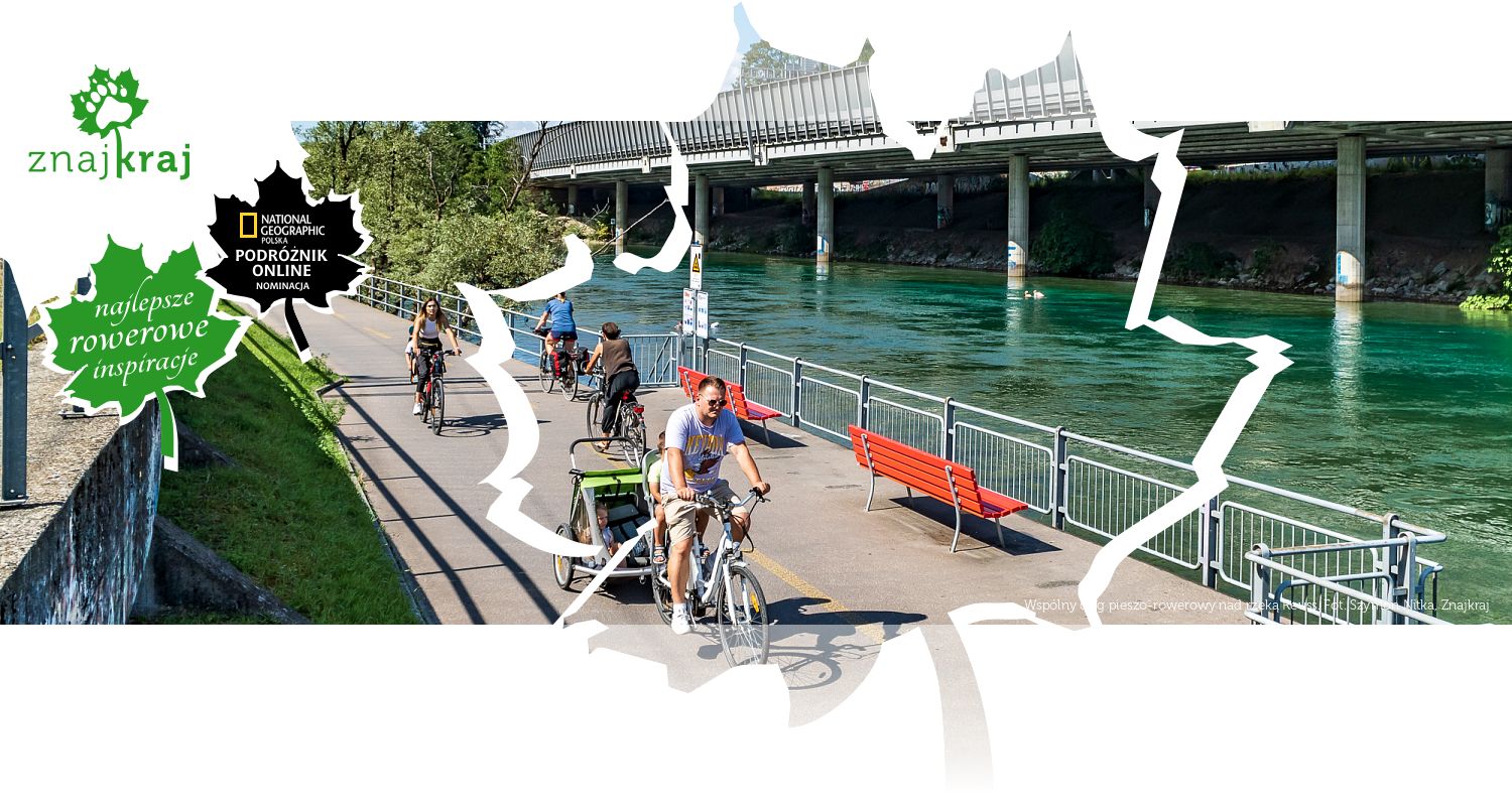 Wspólny ciąg pieszo-rowerowy nad rzeką Reuss