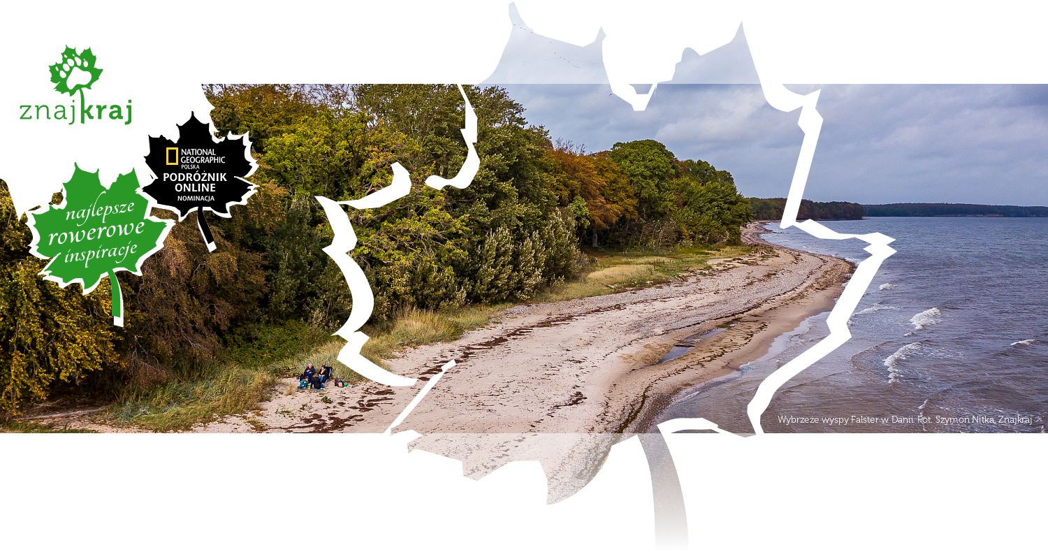Wybrzeże wyspy Falster w Danii