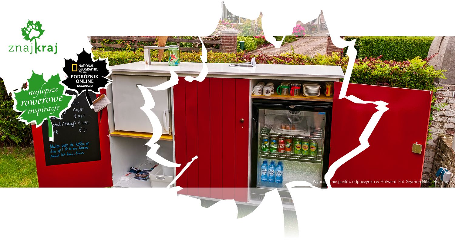 Wyposażenie punktu odpoczynku w Holwerd
