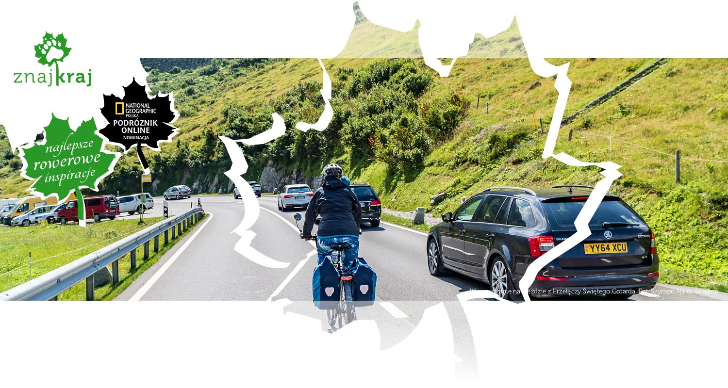 Wyprzedzanie na zjeździe z Przełęczy Świętego Gotarda