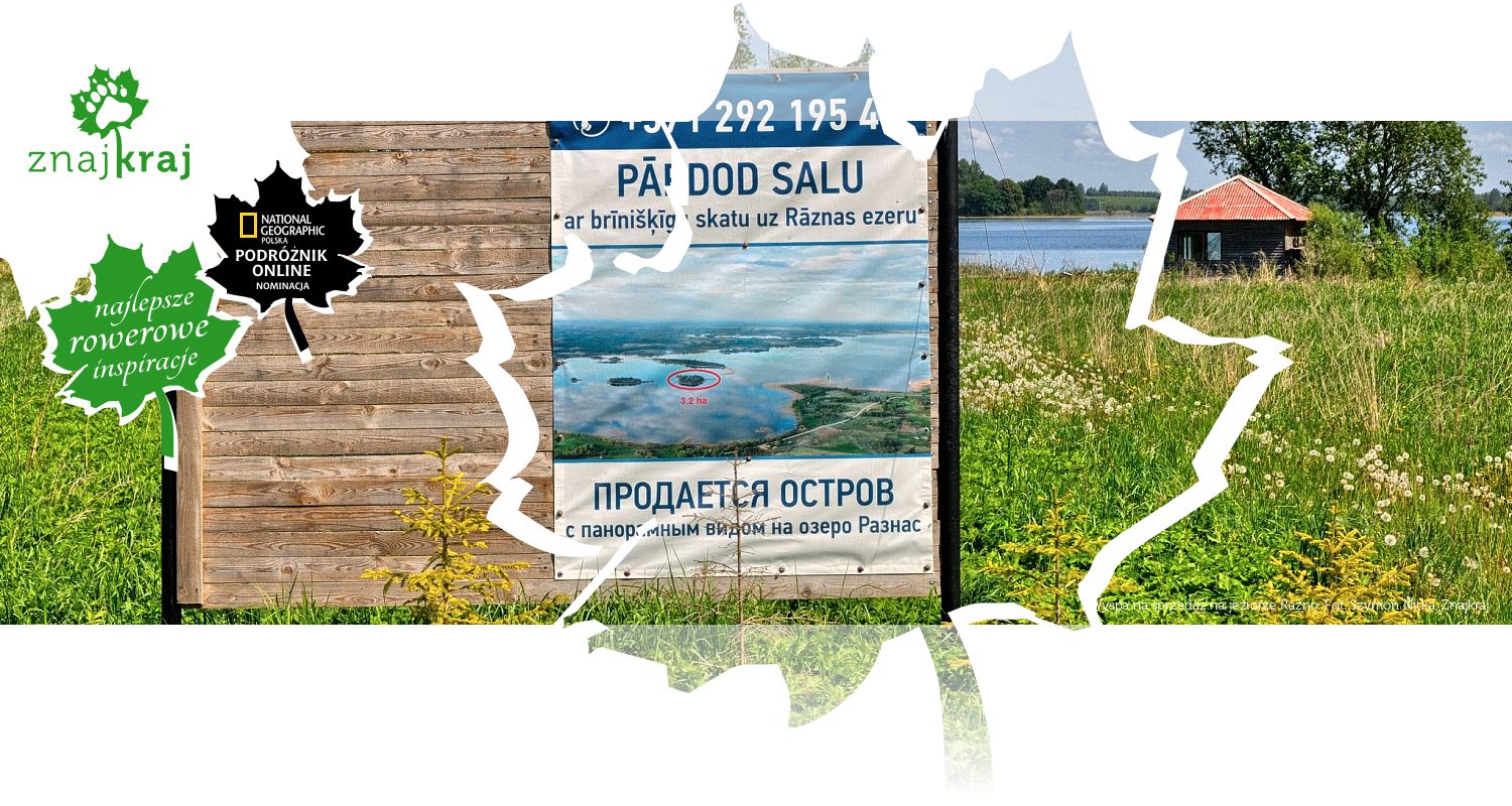 Wyspa na sprzedaż na jeziorze Raźno