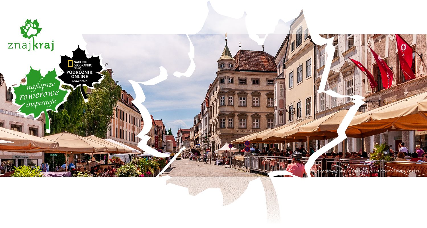 Zabytkowy główny plac miasta w Steyr