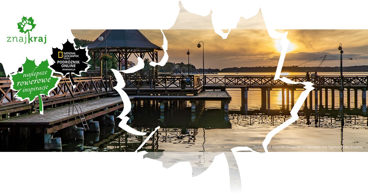 Zachód nad Jeziorem Drwęckim w Ostródzie