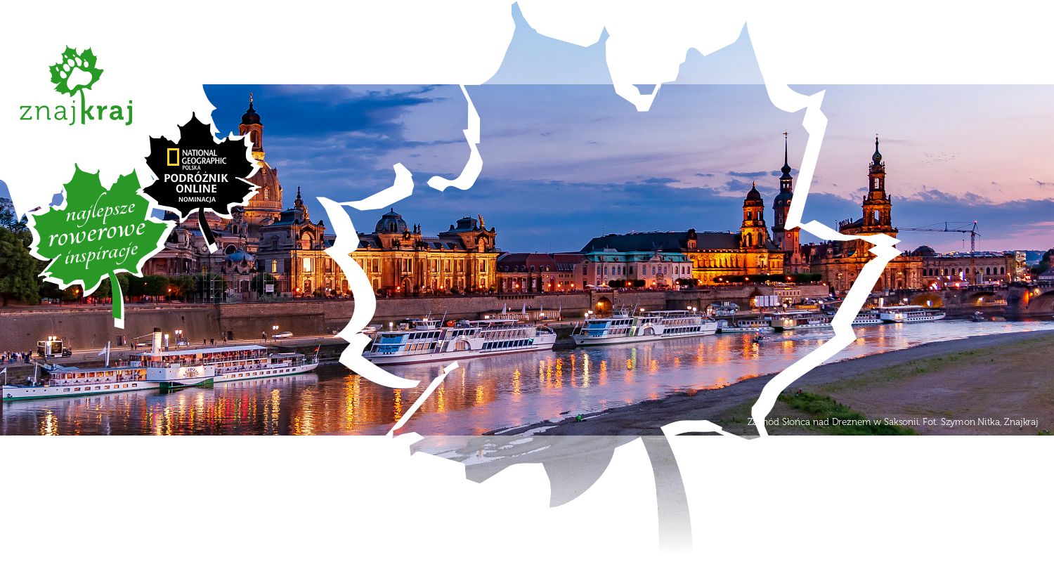 Zachód Słońca nad Dreznem w Saksonii