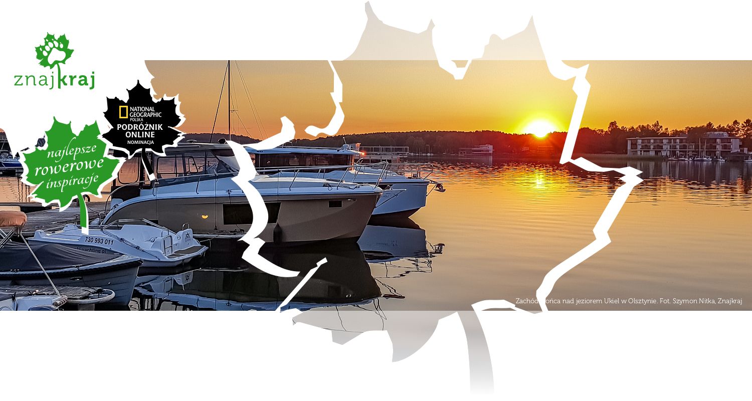 Zachód Słońca nad jeziorem Ukiel w Olsztynie