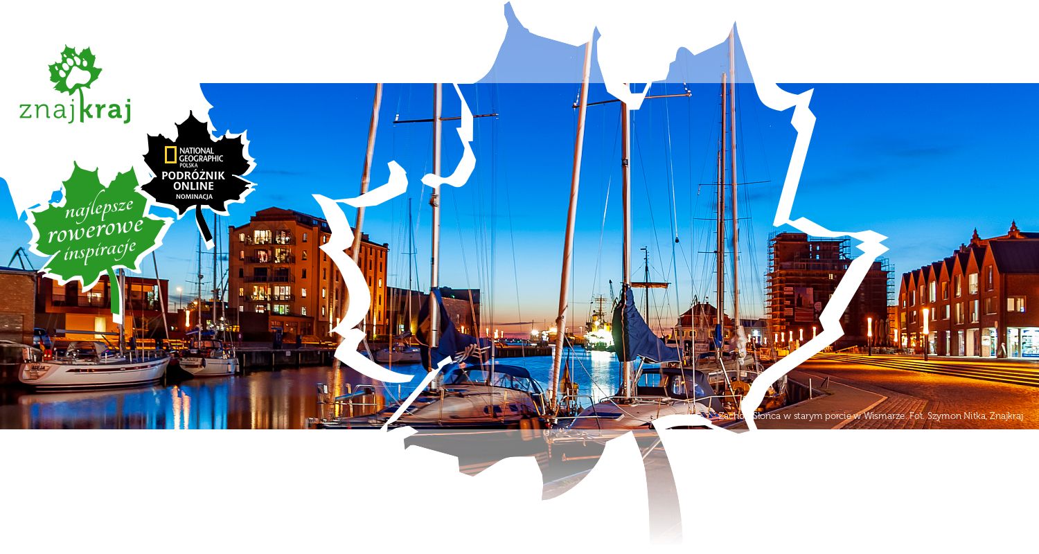 Zachód Słońca w starym porcie w Wismarze