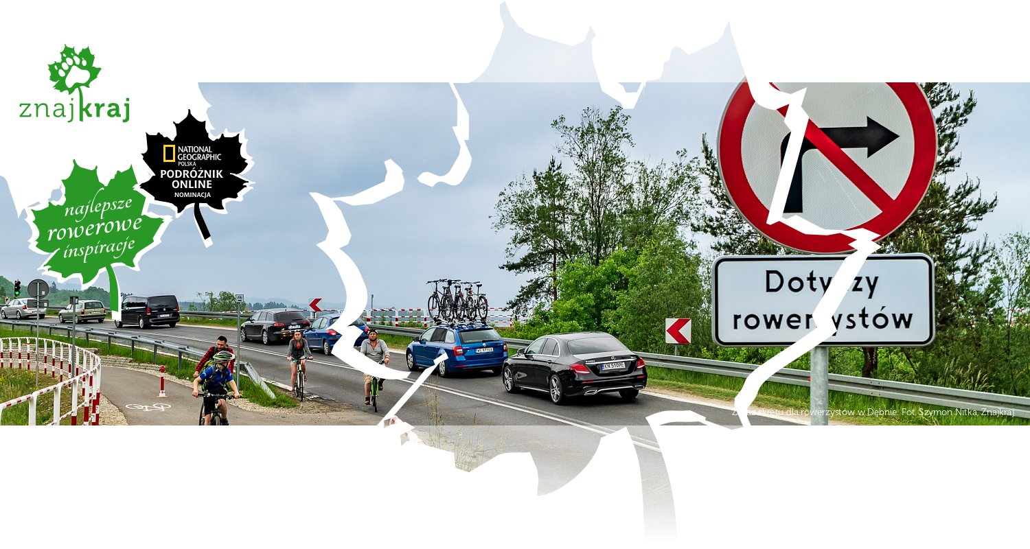 Zakaz skrętu dla rowerzystów w Dębnie
