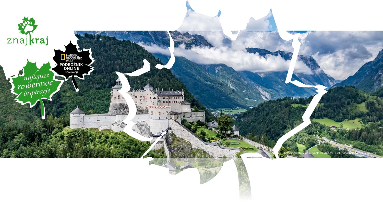 Zamek Hohenwerfen w Alpach w Austrii