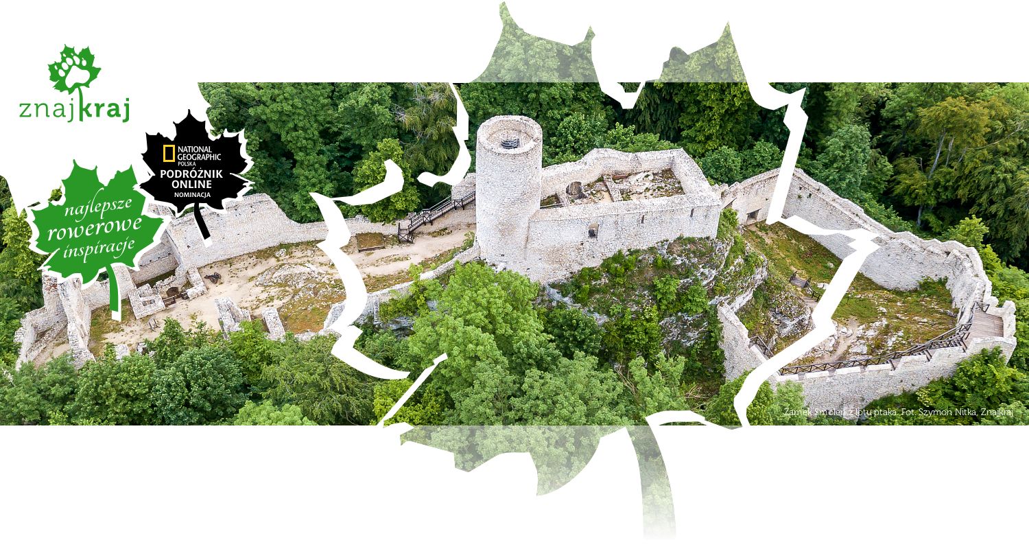 Zamek Smoleń z lotu ptaka