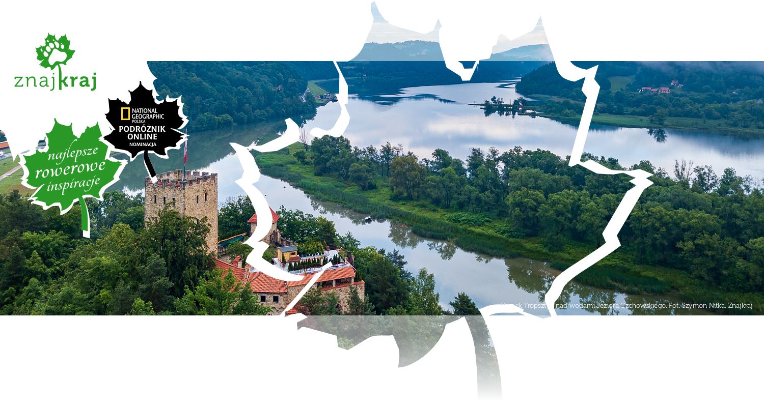 Zamek Tropsztyn nad wodami Jeziora Czchowskiego