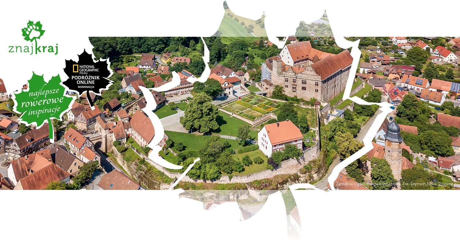 Zamek w Cadolzburgu z lotu ptaka