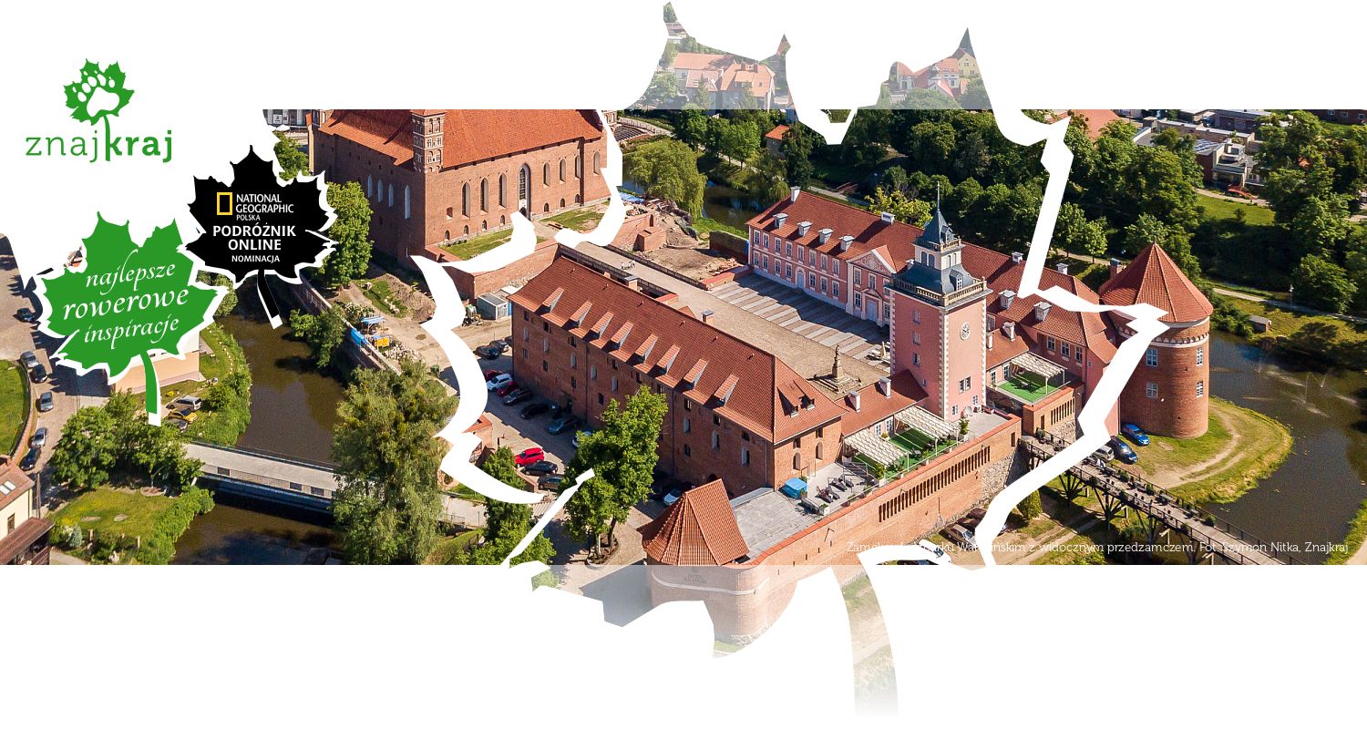 Zamek w Lidzbarku Warmińskim z widocznym przedzamczem