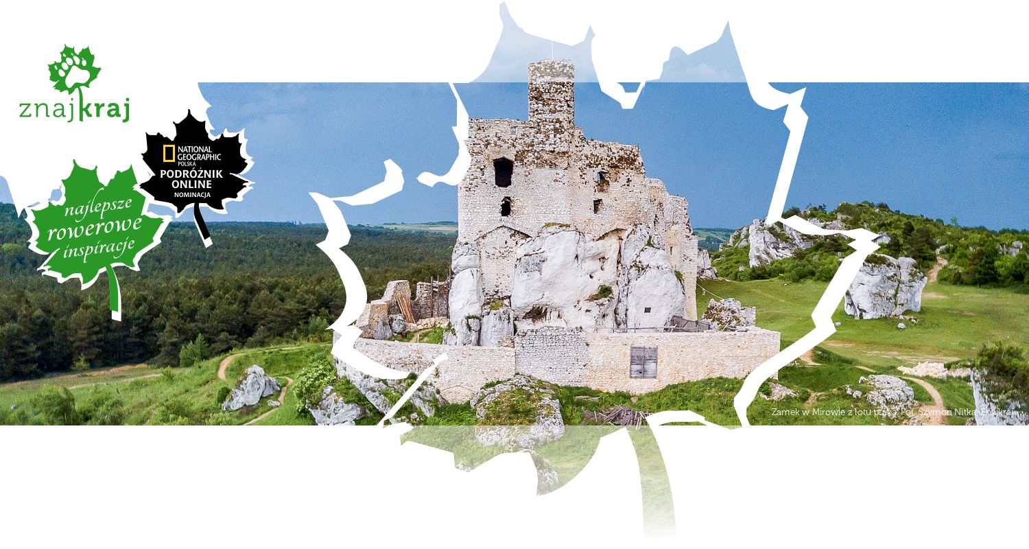 Zamek w Mirowie z lotu ptaka