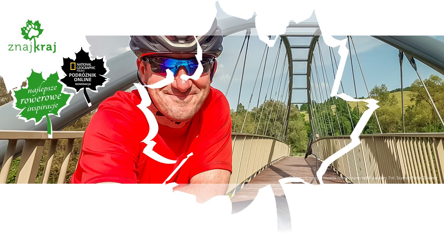 Zdjęcie na nowym moście rowerowym nad Popradem