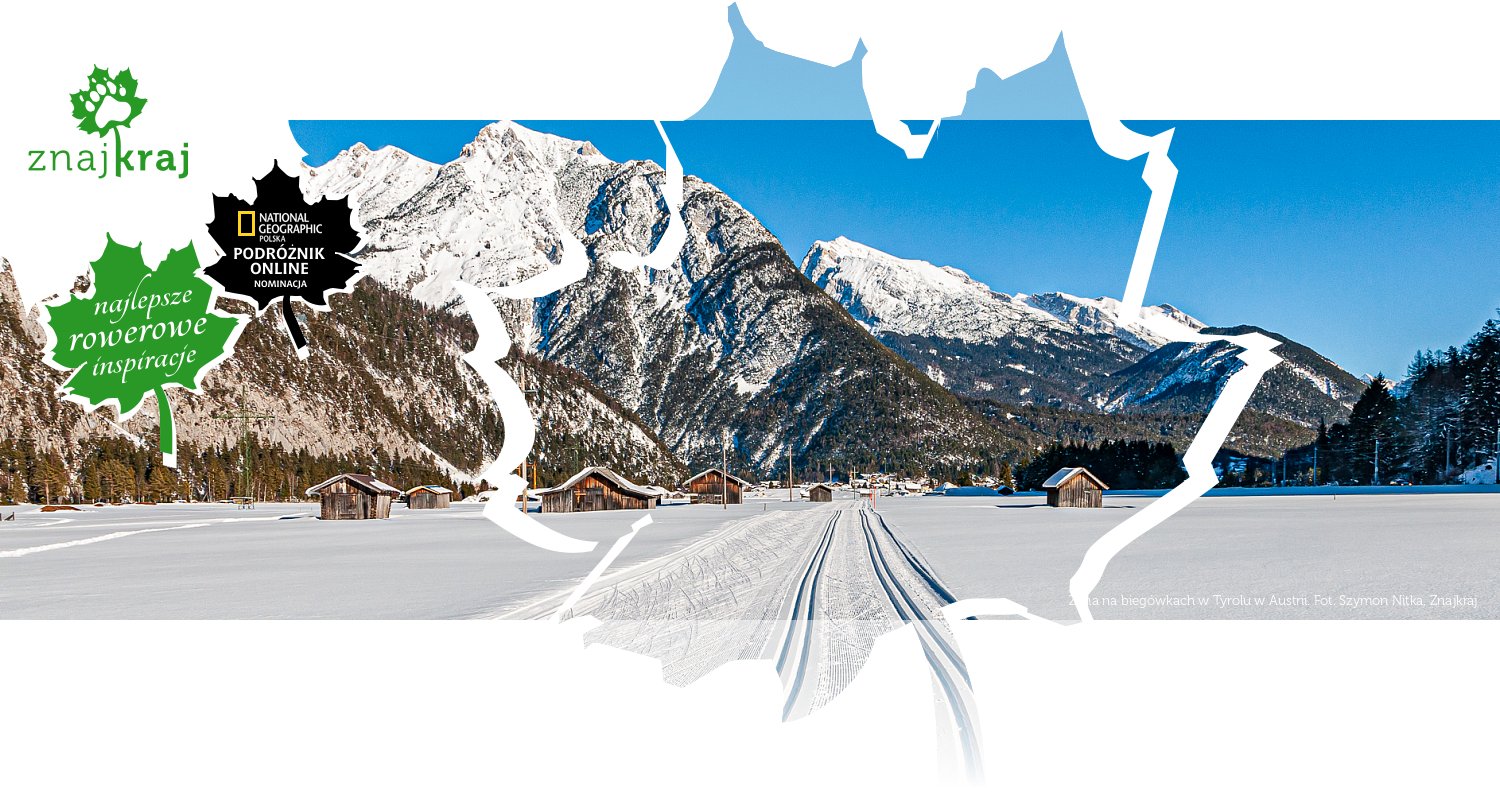 Zima na biegówkach w Tyrolu w Austrii