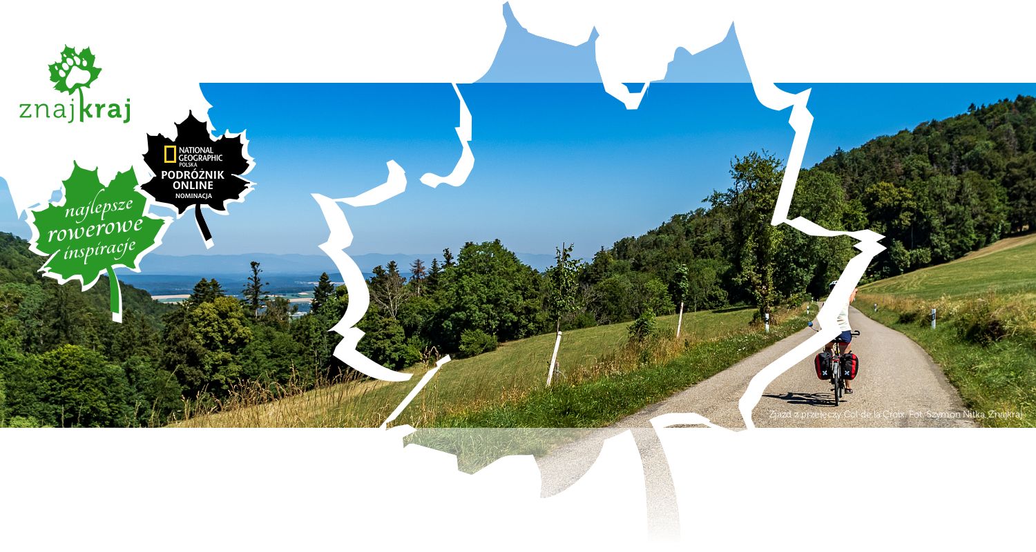 Zjazd z przełęczy Col de la Croix