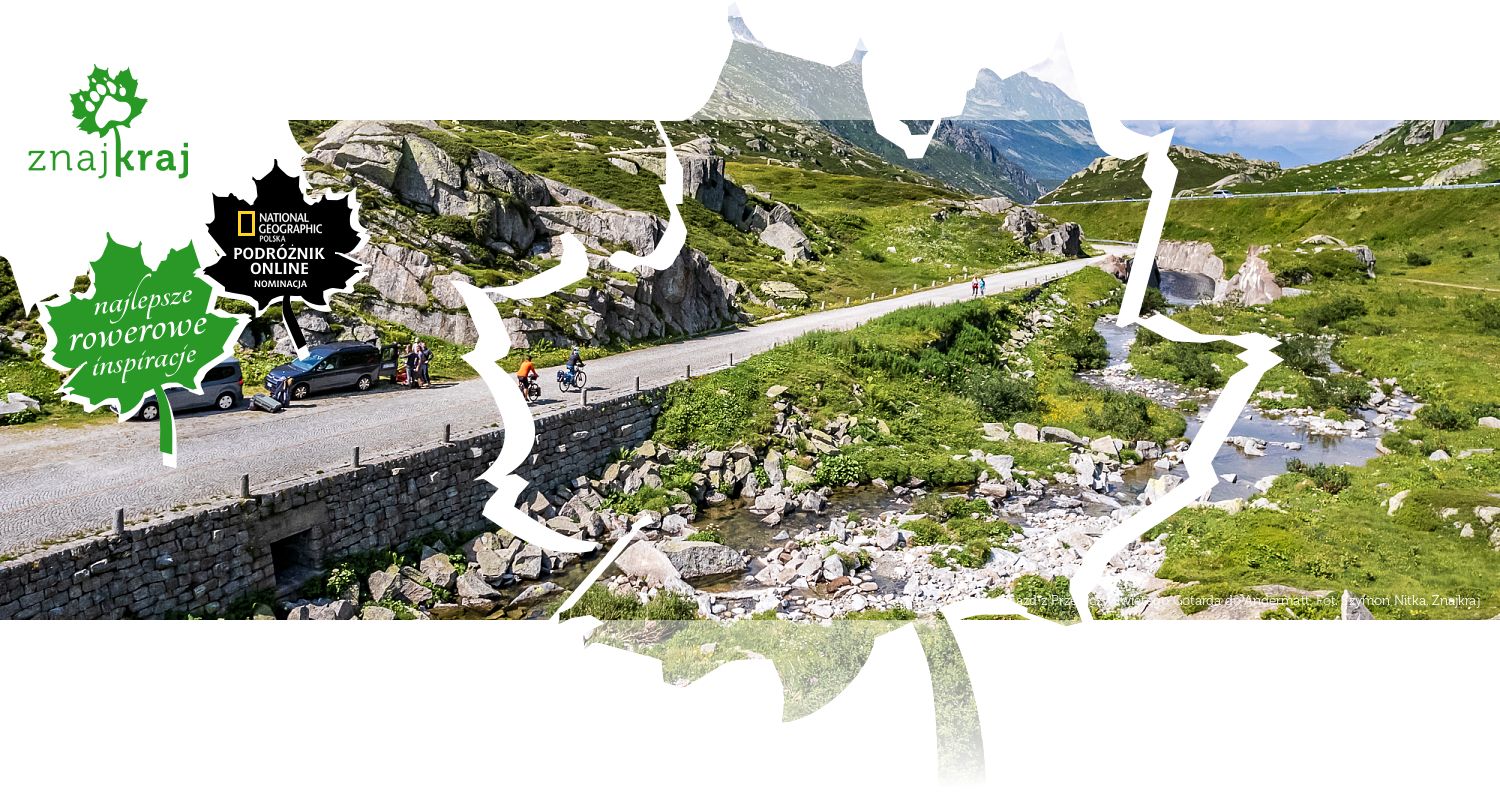 Zjazd z Przełęczy Świętego Gotarda do Andermatt