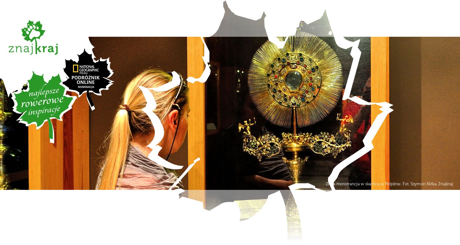 Złota monstrancja w skarbcu w Pelplinie