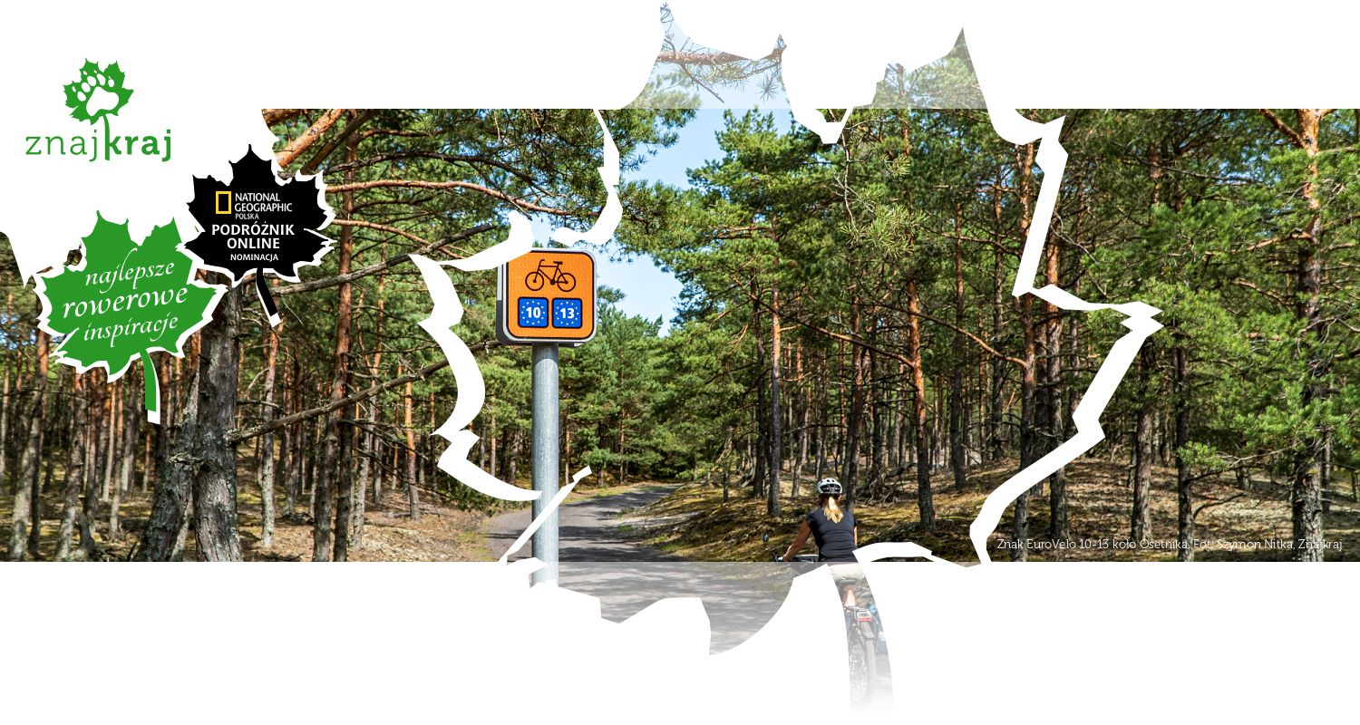 Znak EuroVelo 10-13 koło Osetnika