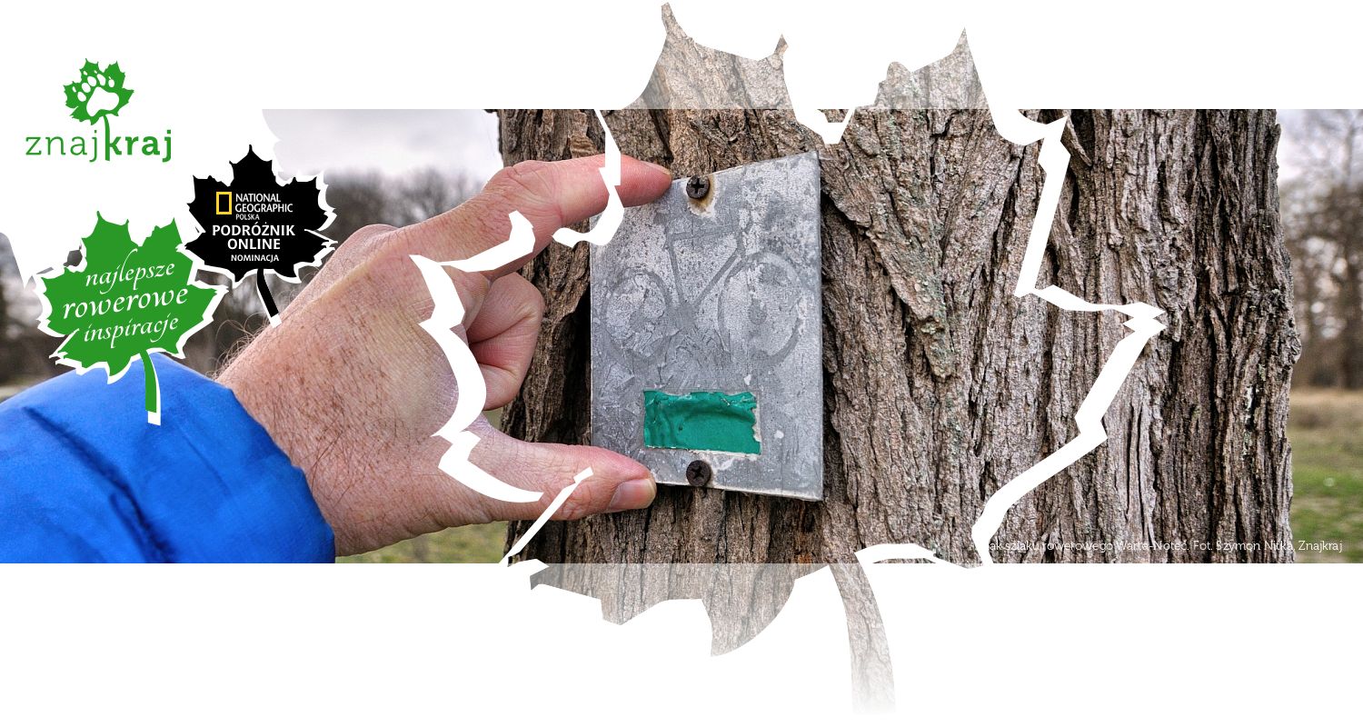 Znak szlaku rowerowego Warta-Noteć