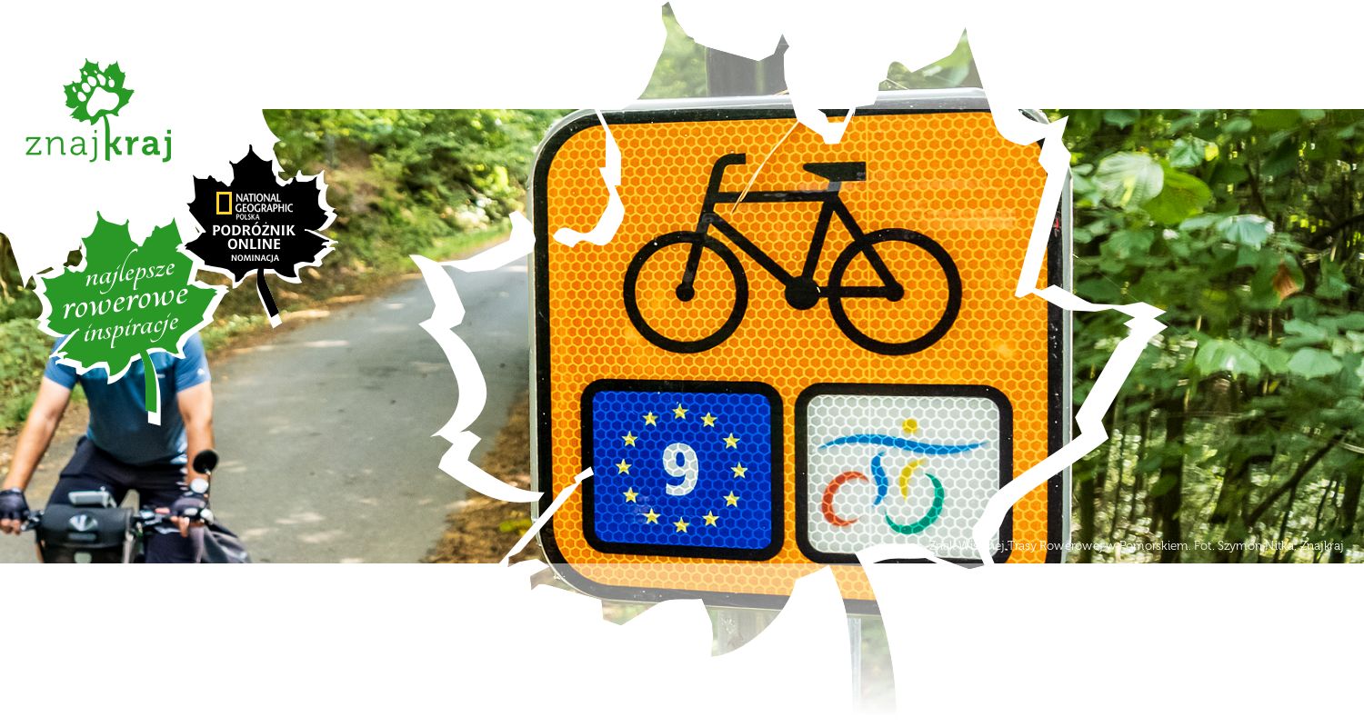 Znak Wiślanej Trasy Rowerowej w Pomorskiem
