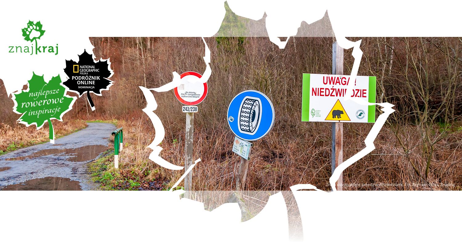 Znaki ostrzegające przed niedźwiedziami