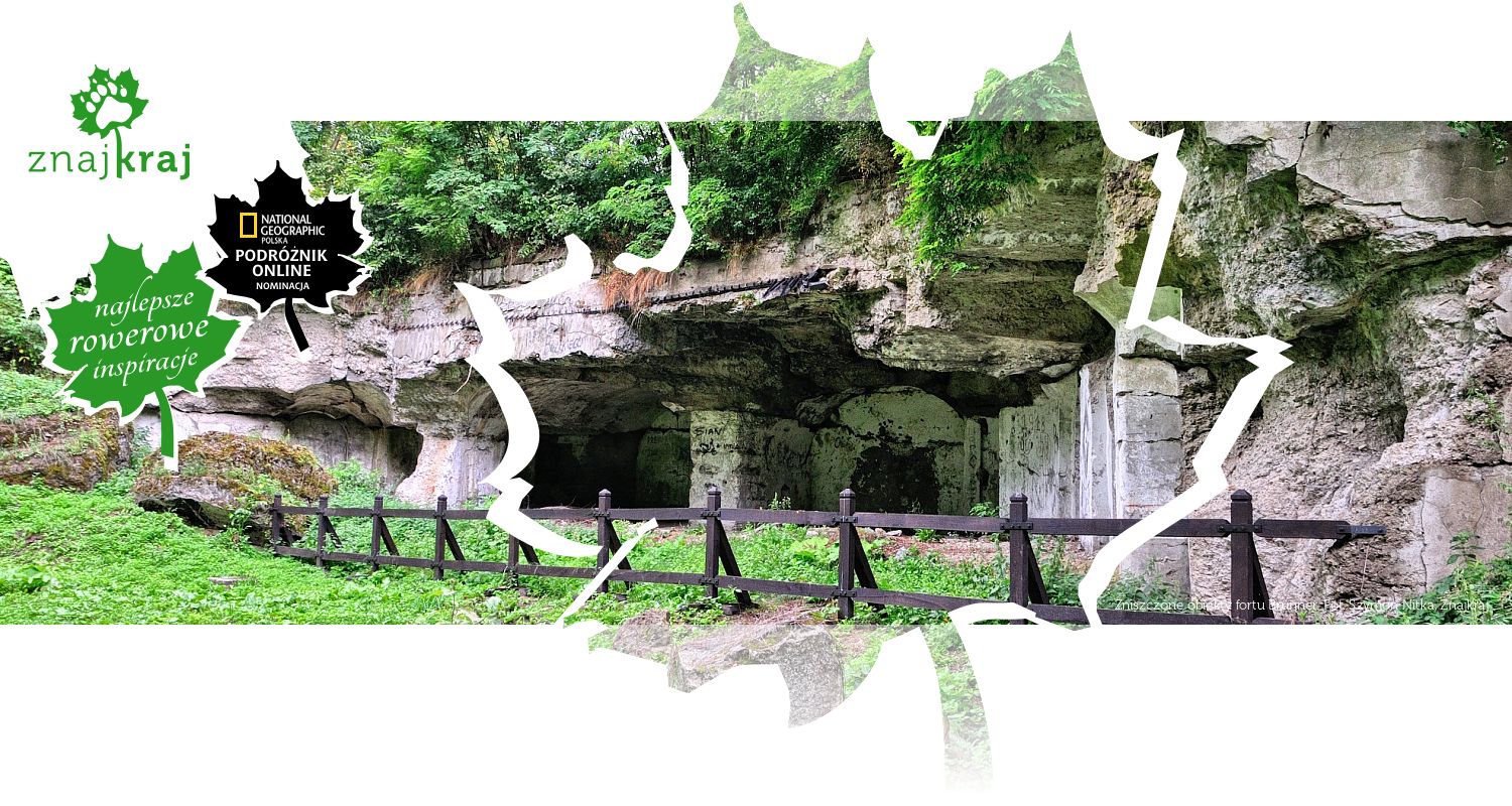 Zniszczone obiekty fortu Brunner