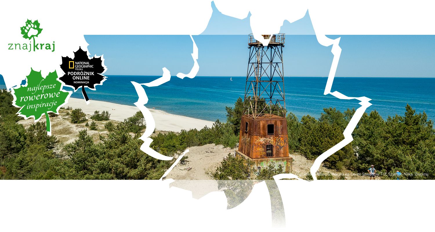 Zrujnowana latarnia morska na Górze Szwedów