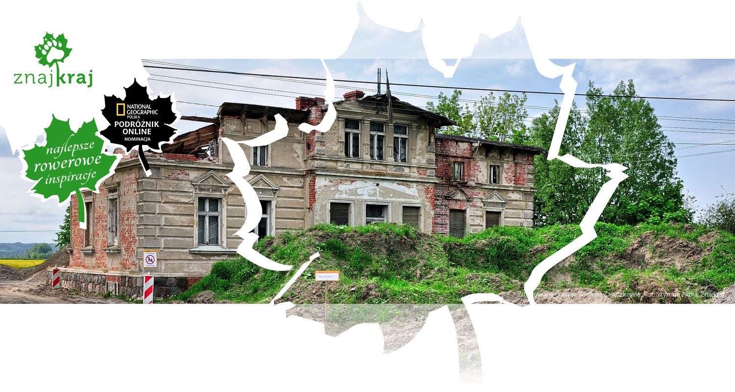 Zrujnowany dom w Wielkim Zajączkowie