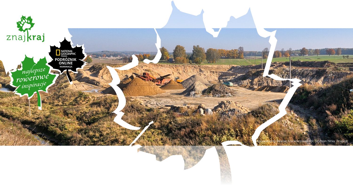 Żwirownia przy dawnej linii kolejowej