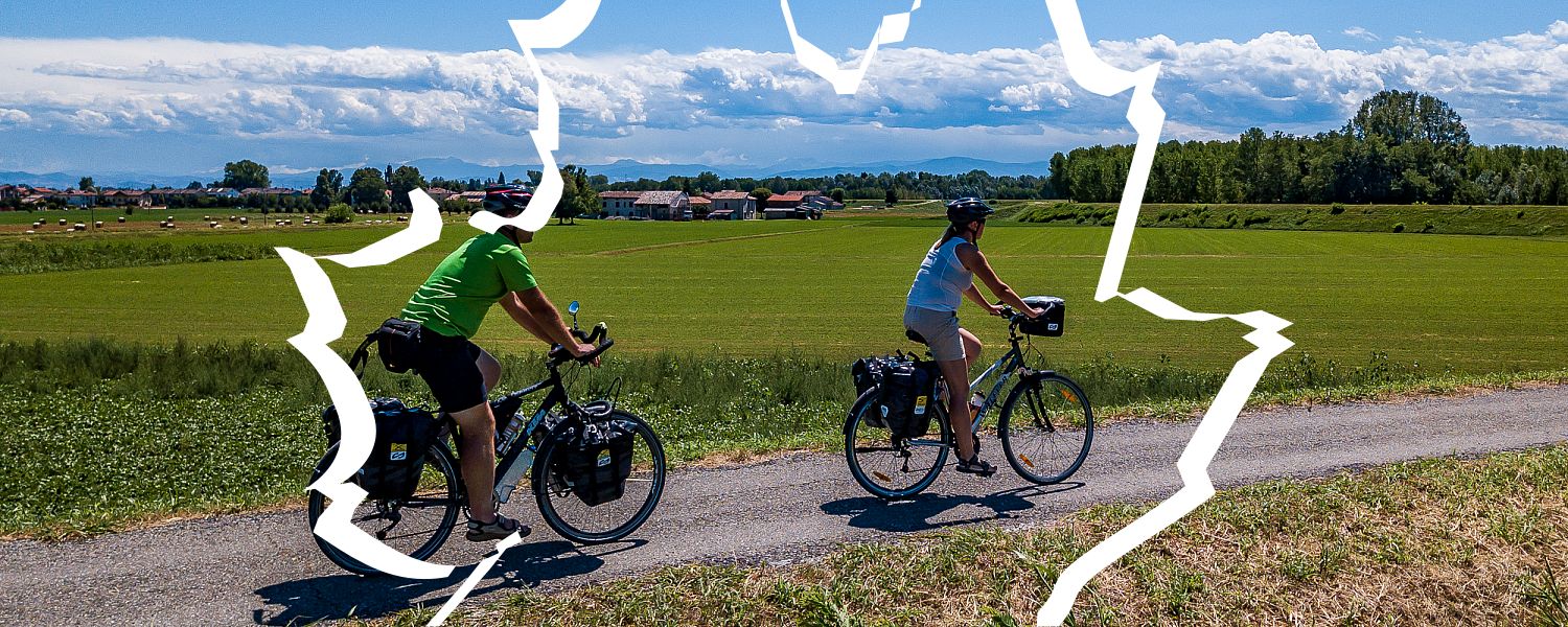 Na drodze rowerowej nad Padem