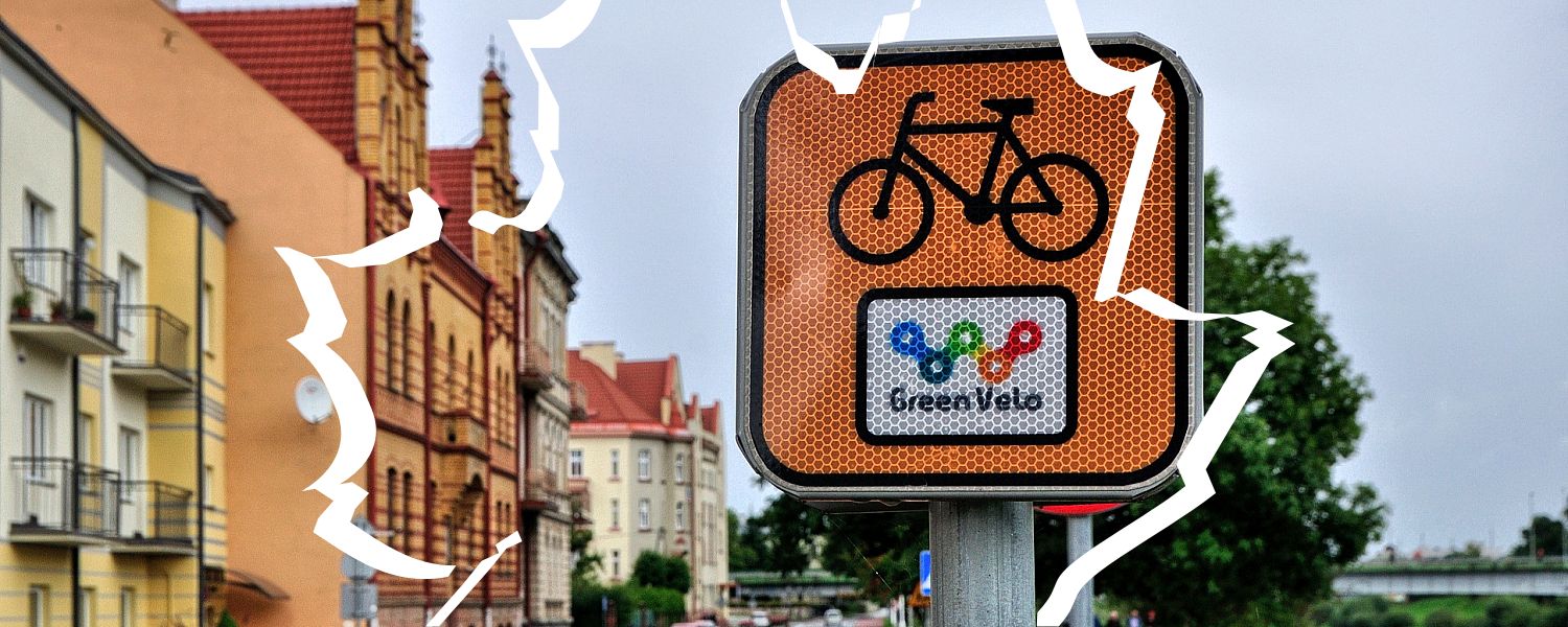 Szlak Green Velo biegnący przez Przemyśl