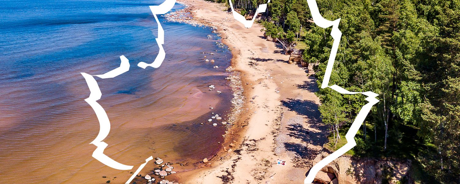 Wybrzeże Bałtyku - Veczemju klintis