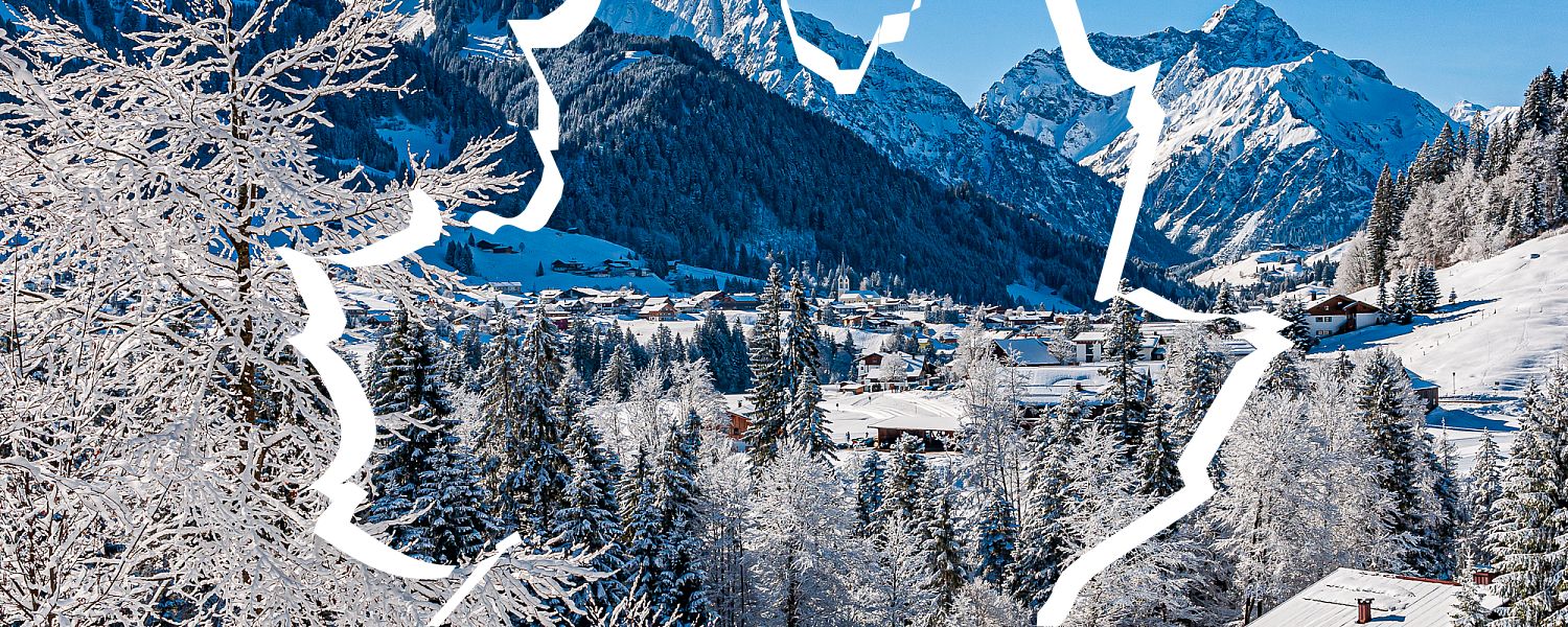 Zima w dolinie Kleinwalsertal