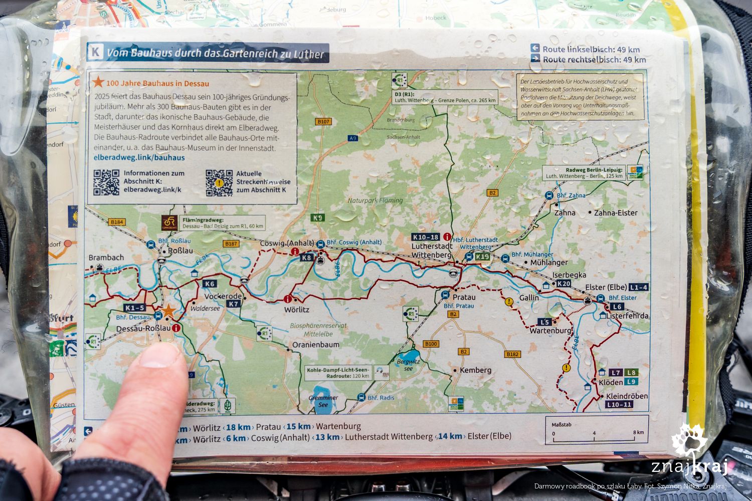 Darmowy roadbook po szlaku Łaby