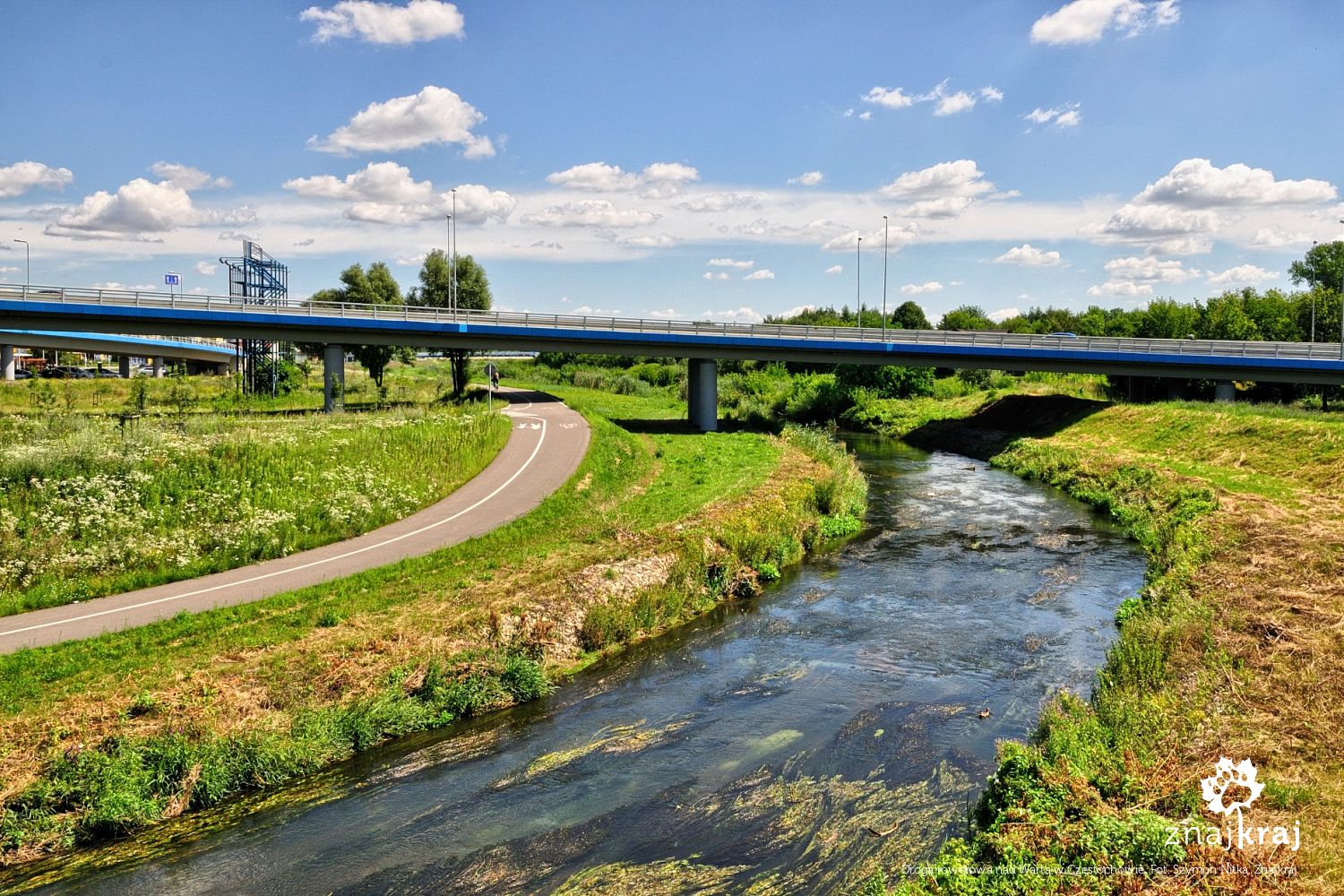 Droga rowerowa nad Wartą w Częstochowie