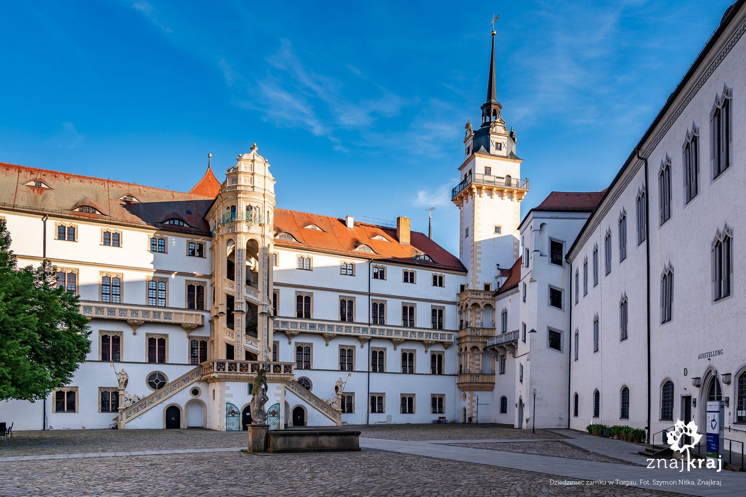Dziedziniec zamku w Torgau