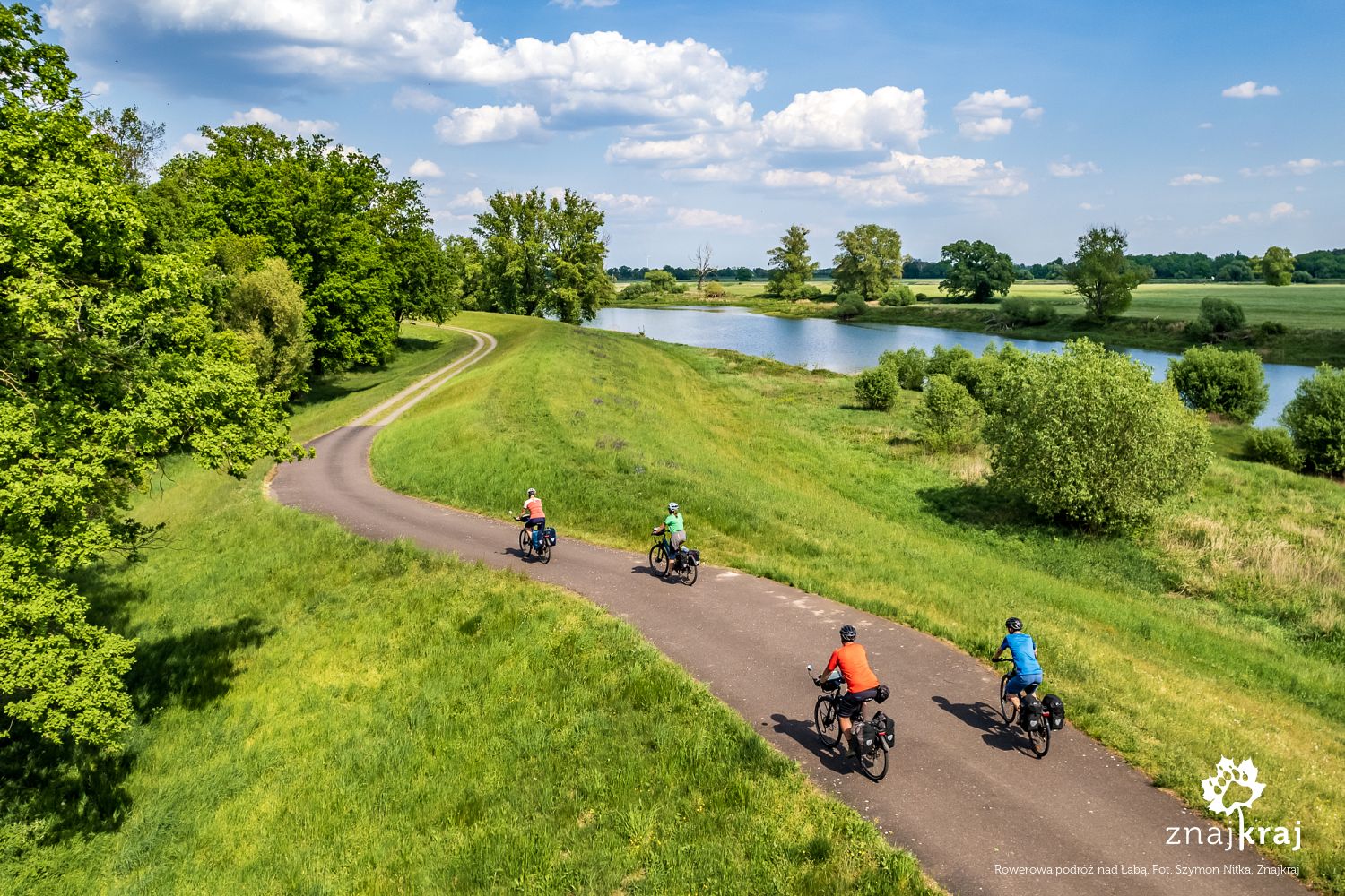 Rowerowa podróż nad Łabą