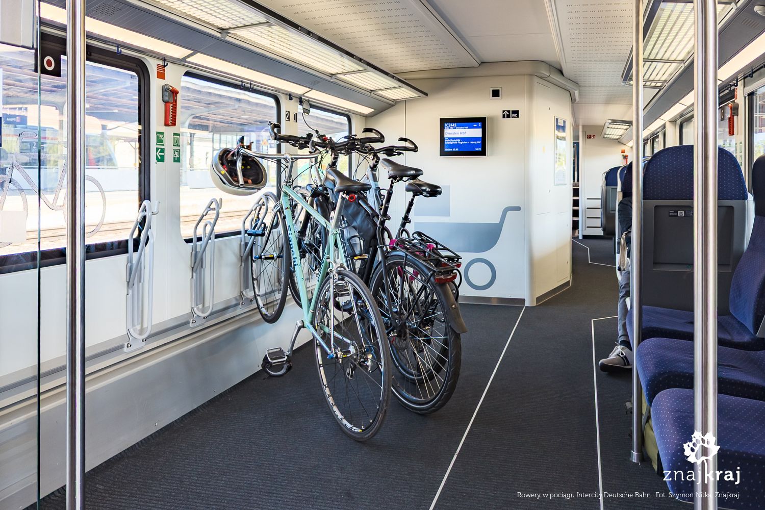 Rowery w pociągu Intercity Deutsche Bahn