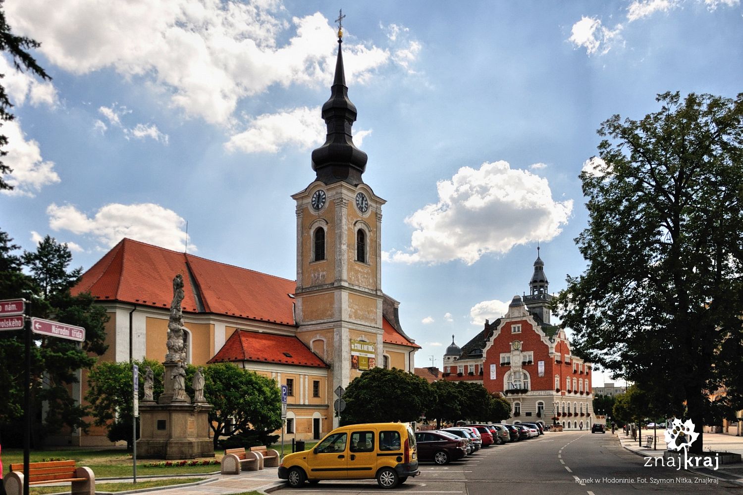 Rynek w Hodoninie Rynek w Hodoninie