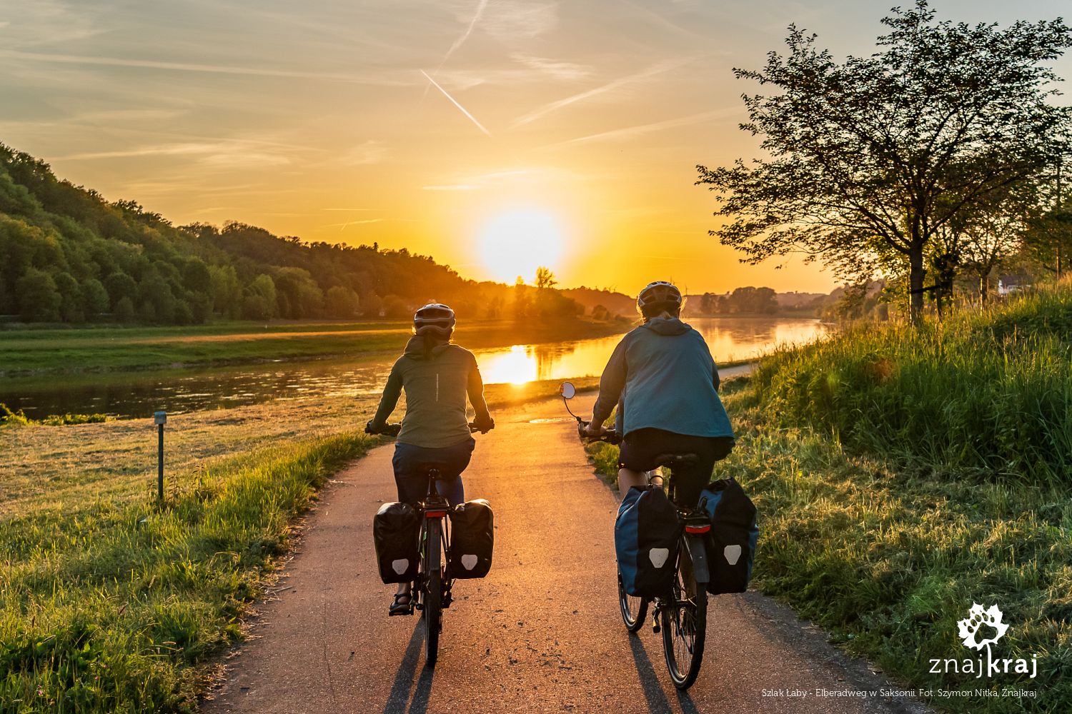 Szlak Łaby - Elberadweg w Saksonii