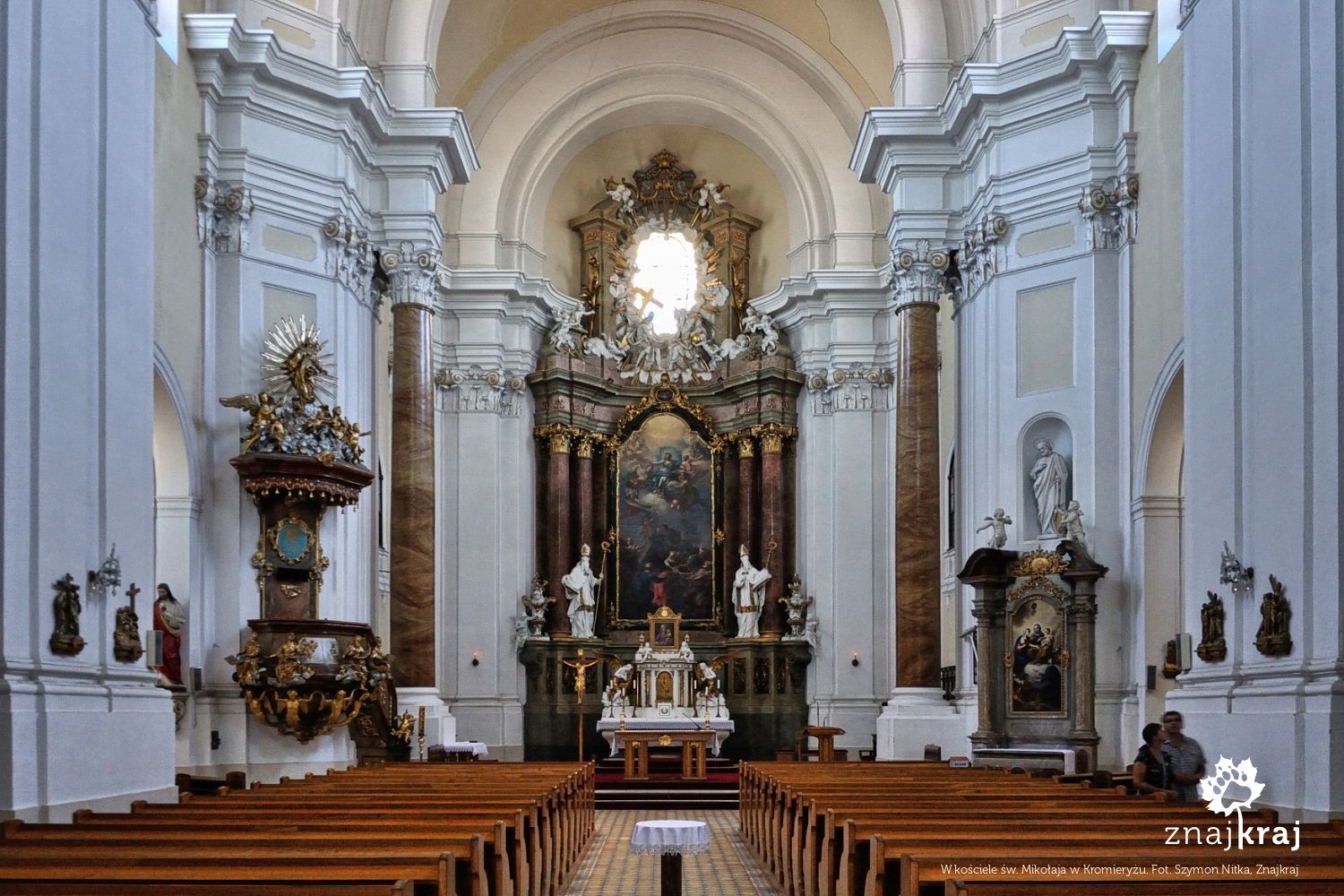 W kościele św. Mikołaja w Kromieryżu W kościele św. Mikołaja w Kromieryżu