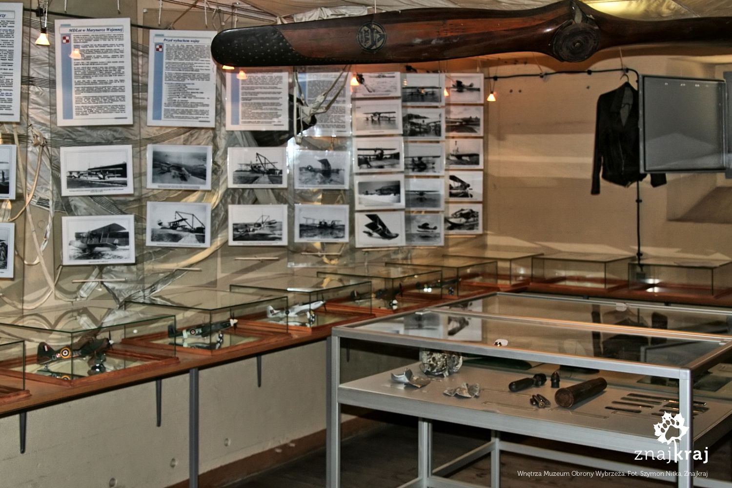 Wnętrza Muzeum Obrony Wybrzeża