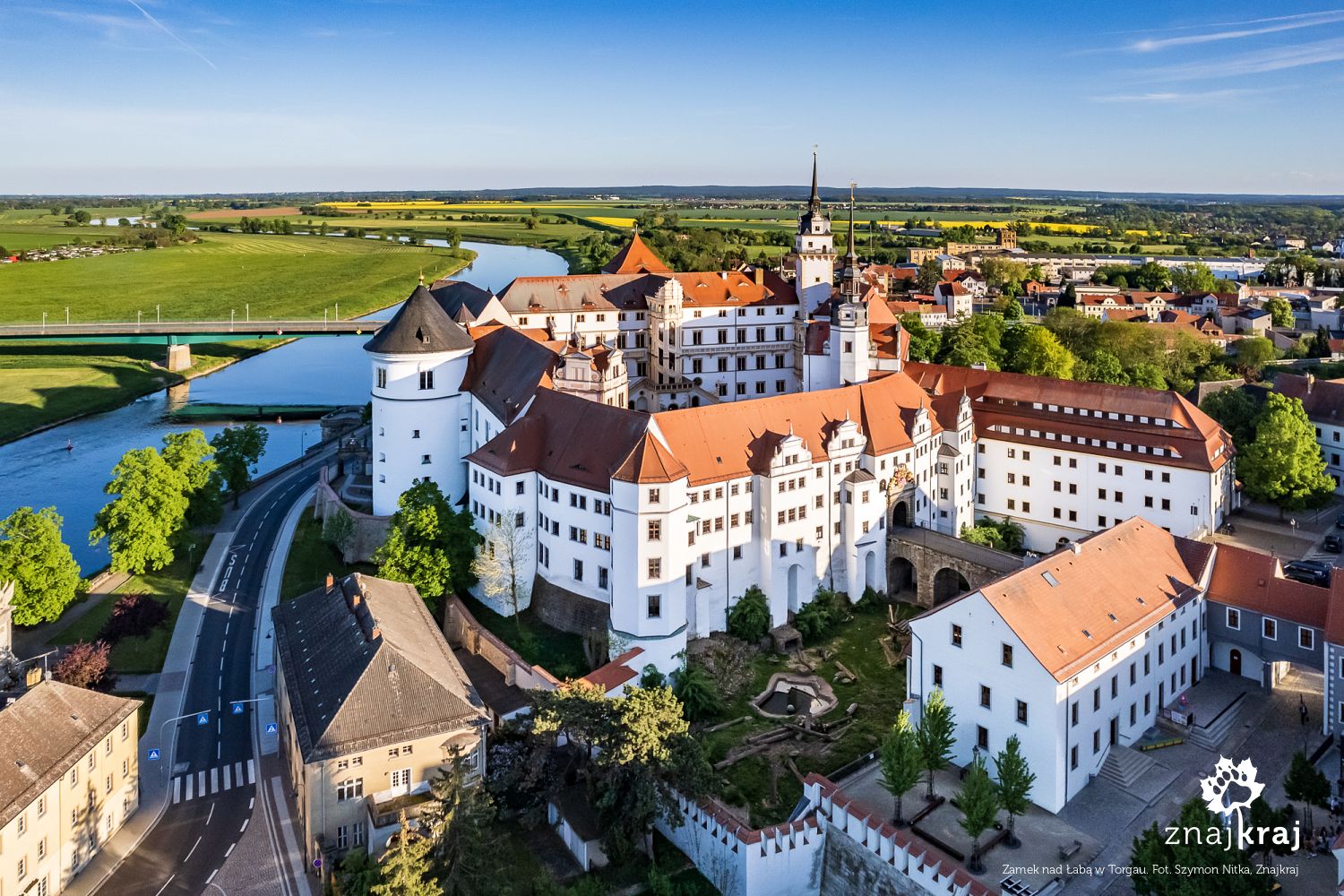 Zamek nad Łabą w Torgau