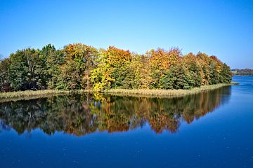 Jesień nad jeziorem Rekowo