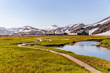 Kemping w Landmannalaugar